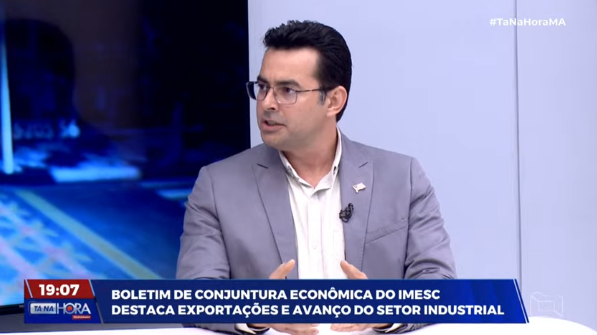 “Investimentos públicos avançam 40,7% no Maranhão”, afirma presidente do Imesc à TV Difusora
