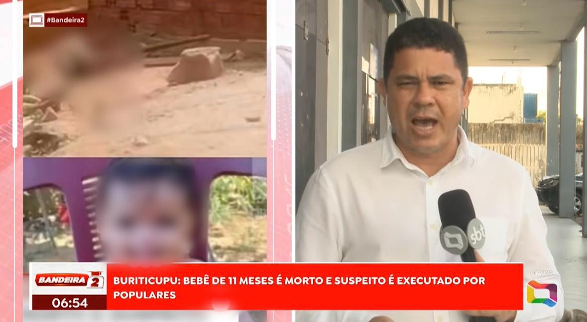 Bebê de 11 meses é morta a facadas em Buriticupu; suspeito é executado após o crime