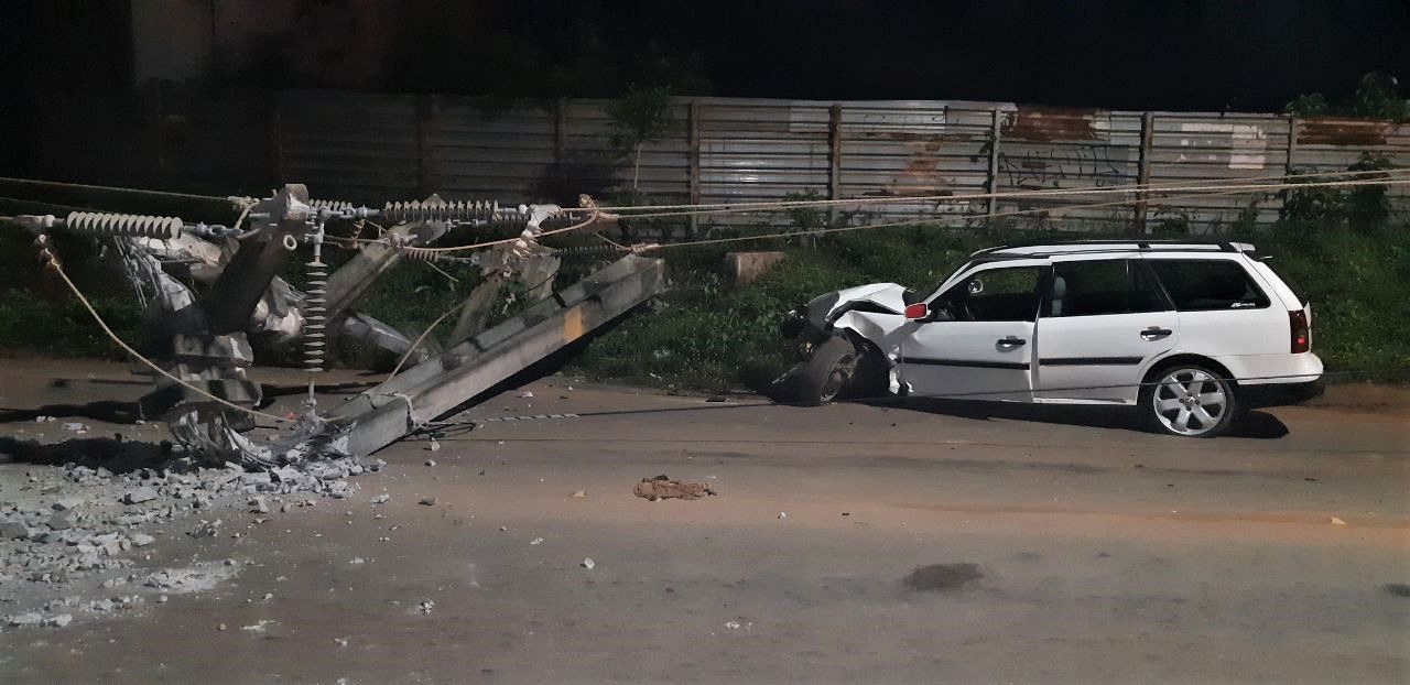 Mais de 1,5 mil acidentes com postes foram registrados no Maranhão no ano passado