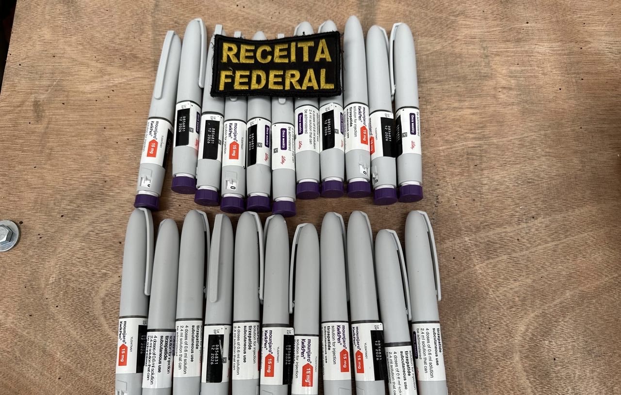 Receita Federal apreende mais de 200 ampolas de Mounjaro irregular no Aeroporto de São Luís