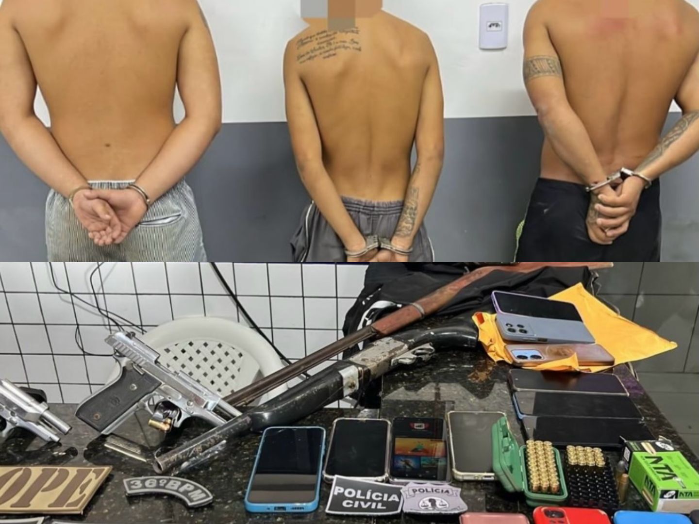 Nove pessoas são presas e armas e drogas são apreendidas em megaoperação contra o tráfico em São João Batista