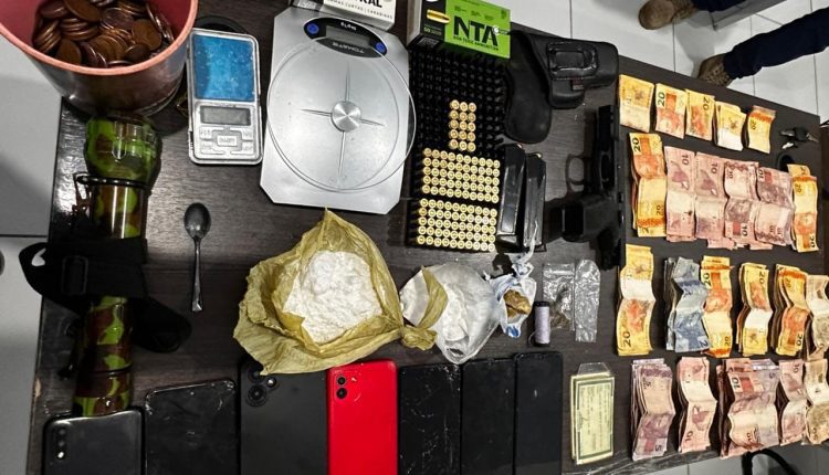 Suspeito de homicídio é preso com arma e drogas durante operação em Santa Inês