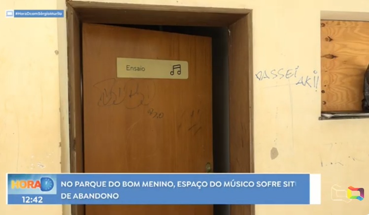 Comunidade denuncia abandono do Espaço do Músico, no Parque do Bom Menino