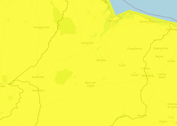 Inmet emite alerta amarelo de chuvas intensas para os 217 municípios do Maranhão