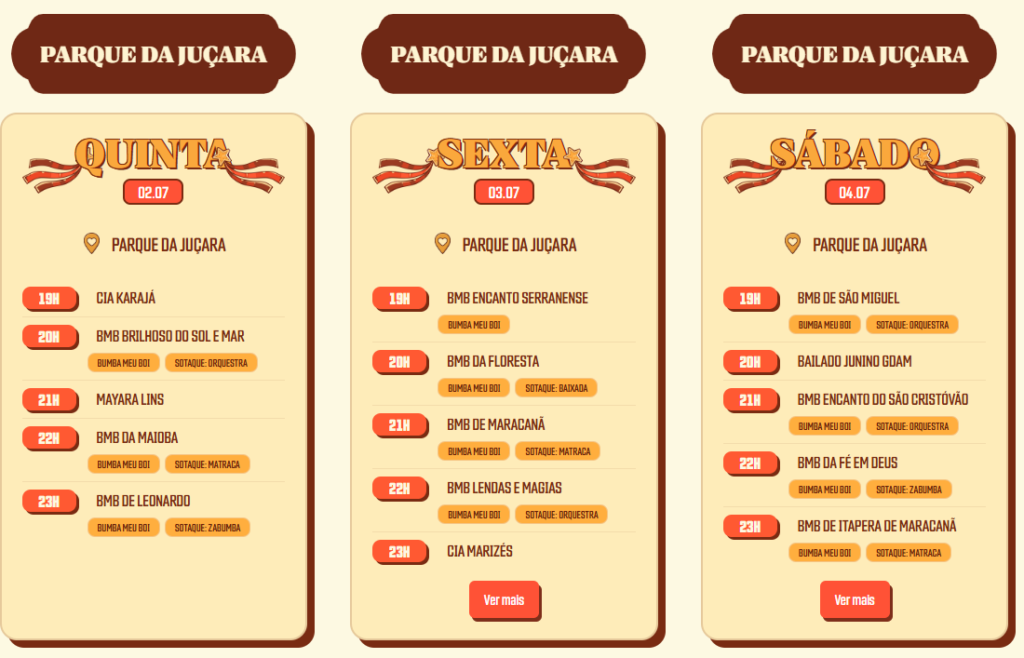 Arraial Parque da Juçara