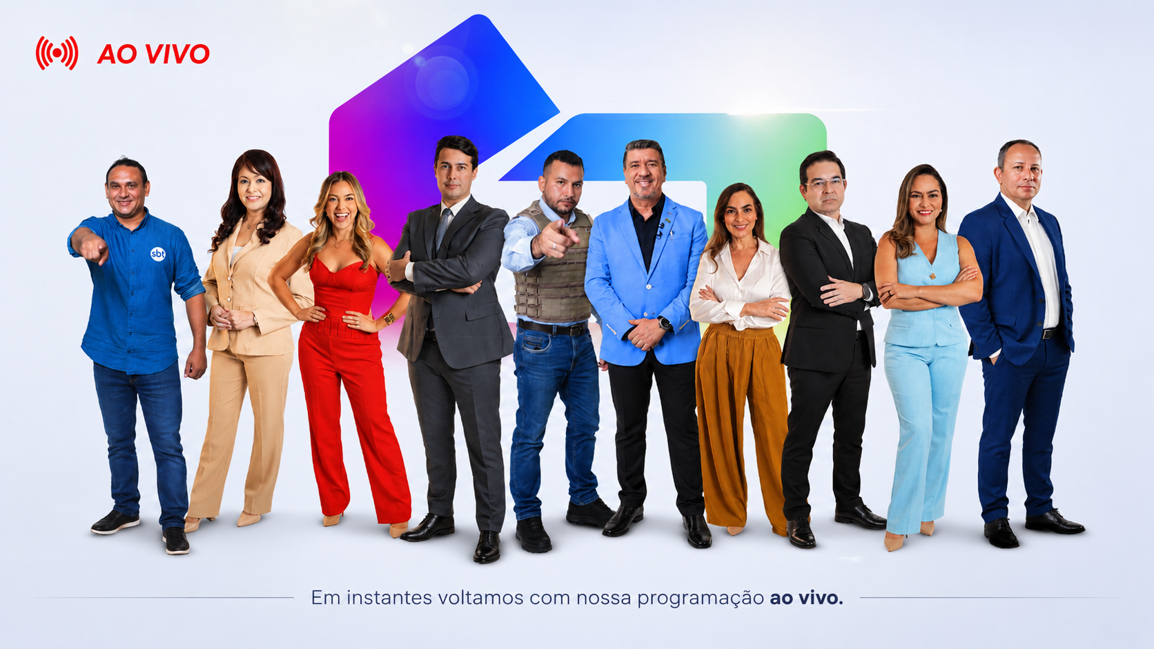 Em instantes voltamos com nossa programação ao vivo.