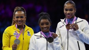 Ginástica vive novo momento com pódio formado apenas por atletas negras