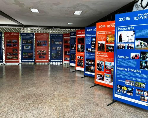 Exposição Interativa mostra história de 10 anos da TV UFMA