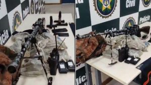 Metralhadora usada na 1ª e 2ª Guerra Mundial é apreendida no Rio