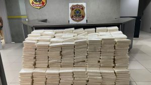 Polícia Federal incinera 1 tonelada de cocaína apreendida em São José de Ribamar