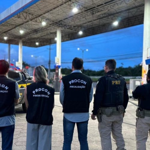 Operação conjunta fiscaliza preços de combustíveis na BR-135, no Maranhão