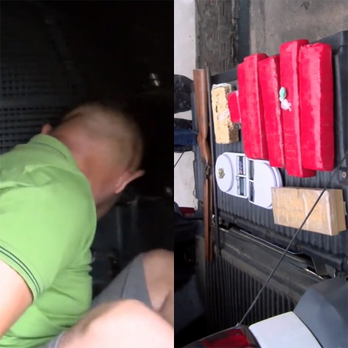 Homem é preso em Bacabal com seis tabletes de drogas; entorpecentes estavam escondidos dentro do quarto do suspeito
