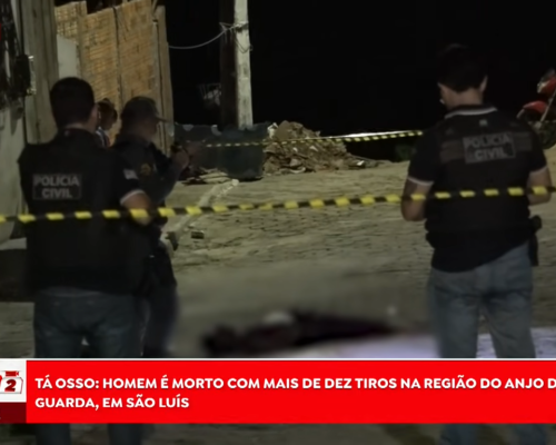 Homem é morto a tiros após perseguição no Anjo da Guarda