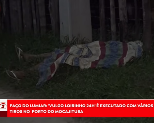 Homem é morto a tiros na região do Porto de Mocajituba, em Paço do Lumiar