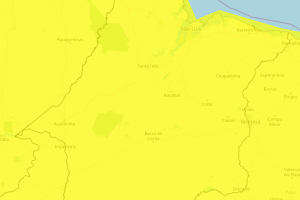 Inmet emite alerta amarelo de chuvas intensas para os 217 municípios do Maranhão
