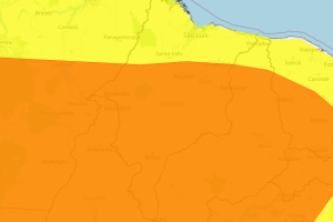 INMET emite alertas laranja e amarelo para todo o Maranhão
