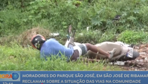 Moradores do Parque São José denunciam as precárias condições das ruas do bairro