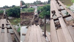 Moradores na região do Anil em São Luís continuam isolados após queda da ponte de madeira