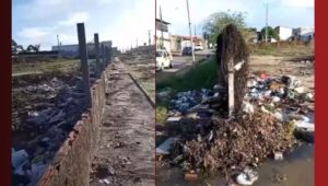 Lixo acumulado em terreno preocupa moradores de Paço do Lumiar-MA