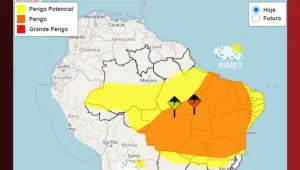 INMET emite alerta laranja de chuva para o Maranhão nesta quarta-feira (15)