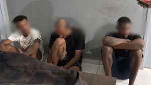 Três homens são presos por tráfico de entorpecentes no bairro Coroado, em São Luís