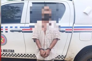 Homem é preso após ameaçar matar o próprio pai com uma faca, em Riachão