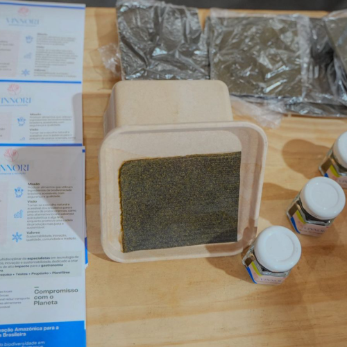 Startup cria filme comestível de vinagreira para sushis