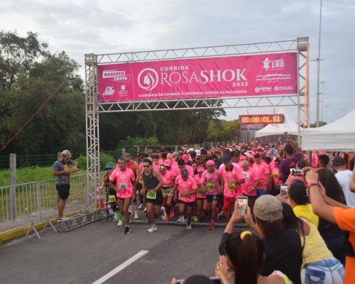 Dia Internacional da Mulher: Corrida Rosa Shok Por Elas reúne cerca de 5 mil pessoas neste domingo
