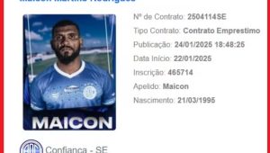 Maicon nasceu no município de Bequimão e foi destaque no MAC