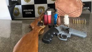 Materiais apreendendidos durante a operação policial. Foto: Reprodução