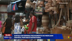 Mercado Central fecha as portas para funcionamento do comércio por risco de desabamento