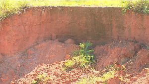 Erosão causa medo no Parque Timbiras