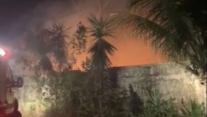 Incêndio criminoso atinge terreno próximo ao Aeroporto de São Luís