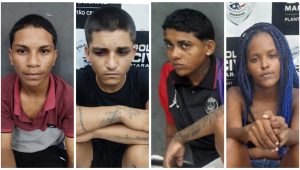 Quatro suspeitos de assalto a ônibus são presos