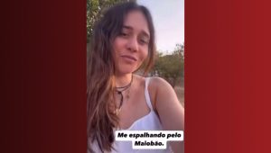 Atriz Alessandra Negrini viaja ao MA e visita o bairro Maiobão: “Me espalhando”