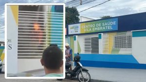 Incêndio assusta pacientes e profissionais de centro de saúde na Vila Embratel