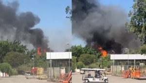 Incêndio atinge cidade cenográfica da próxima novela das 19h da TV Globo