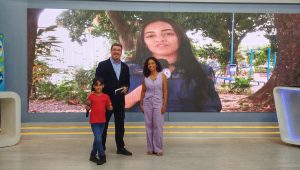 Repórter mirim Daniel Felipe participa do ‘Hora D’ e conhece TV e rádios do Grupo Difusora