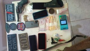 Operação policial apreende armas, drogas e dinheiro em Balsas
