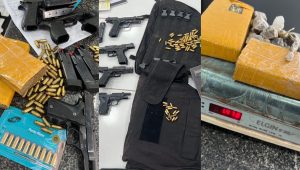 Operação contra facções criminosas prende cinco pessoas e apreende arma, drogas e coletes balísticos