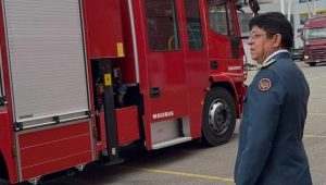 Corpo de Bombeiros ganha nova viatura alemã de tecnologia de combate a incêndios e resgates nas alturas