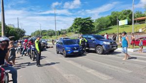 Acidente com cinco veículos é registrado no Ipase de Baixo