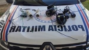 Polícia apreende câmeras de segurança utilizadas clandestinamente por criminosos no Barreto