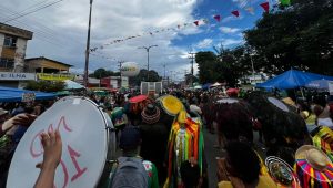 Cortejo do Bumba Boi de Matraca na Av. São Marçal, João Paulo Foto: Tarcísio Brandão 