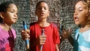 Vídeo: menino vira “repórter” e entrevista pequenas moradoras para denunciar abandono de rua na região do Maracanã