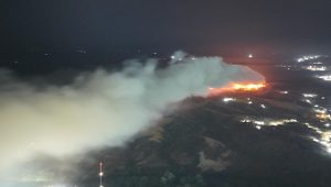 Incêndio de grandes proporções é registrado em aterro sanitário de Balsas