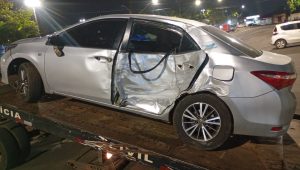 Após acidente de trânsito, suspeitos de sequestro são presos na Estrada de Ribamar