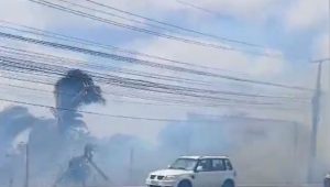 Princípio de incêndio é registrado no Jaracaty