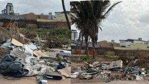 Vídeo: moradores denunciam acúmulo de lixo e vala a céu aberto em rua do bairro Calhau