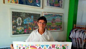 Artista Airton Marinho apresenta a exposição “Xilovivências” no Museu Casa de Nhozinho